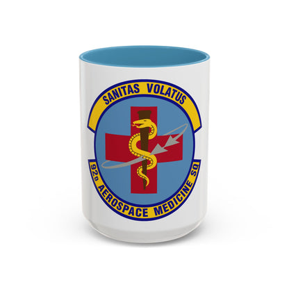 92d Aerospace Medicine Squadron (U.S. Air Force) Accent Coffee Mug