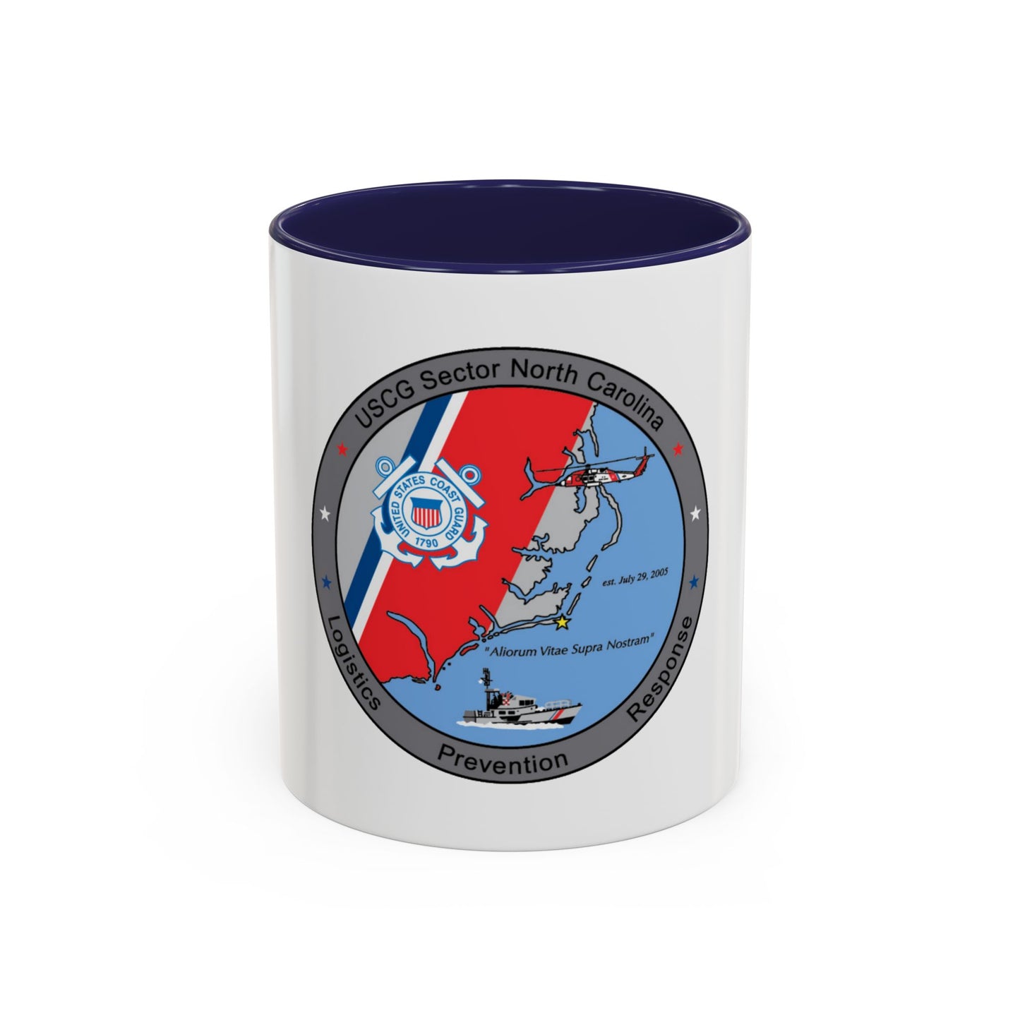 USCG Sector North Carolina (U.S. Coast Guard) Accent Coffee Mug