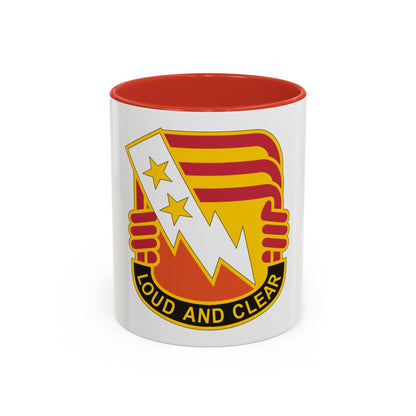 12 Signal Group (U.S. Army) Accent Coffee Mug