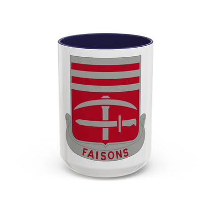 140 Engineer Battalion (U.S. Army) Accent Coffee Mug