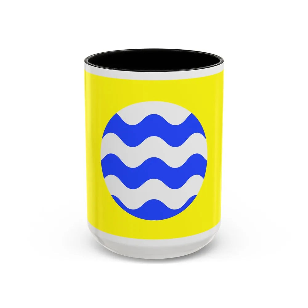 Flag of Fontana Malta - Accent Coffee Mug-15oz-Black-Go Mug Yourself