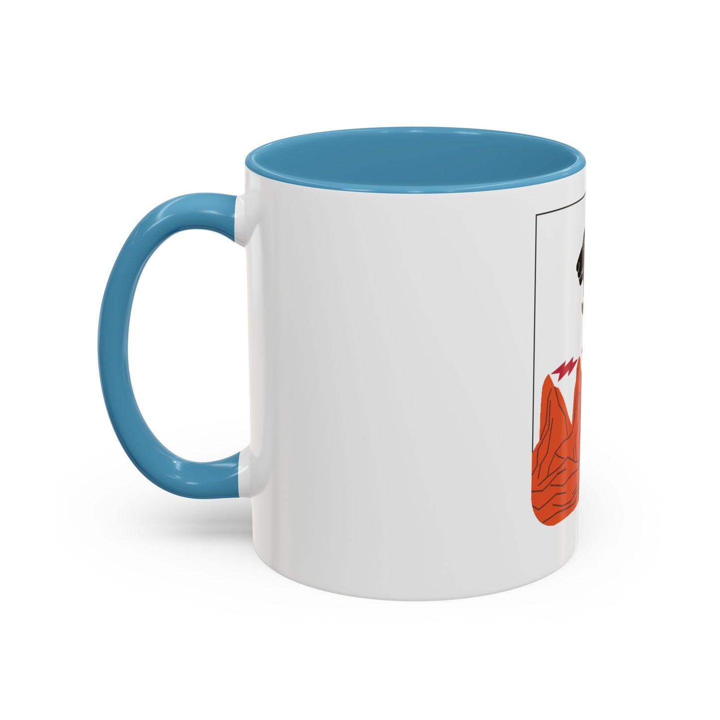 4 Signal Battalion 2 (U.S. Army) Accent Coffee Mug