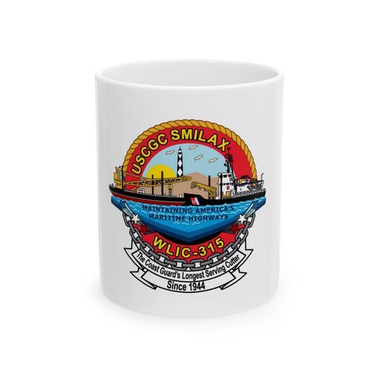 CGC Smilax WLIC   315 (U.S. Coast Guard) White Coffee Mug