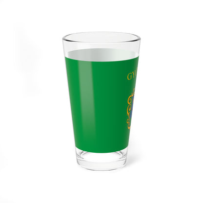 Flag of Gyongyos (Hungary) Pint Glass 16oz