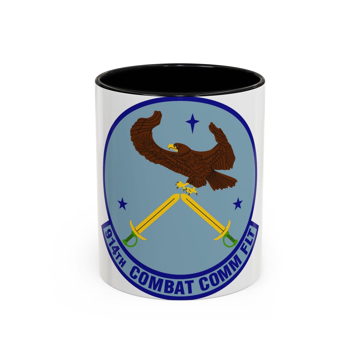 914th Combat Communications Flight (U.S. Air Force) Accent Coffee Mug