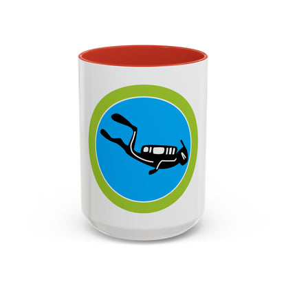 Scuba Diving (Boy Scout Merit Badge) Accent Coffee Mug