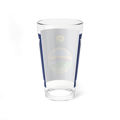 Standard of the Governor of Kansas pre-1961 (United States) Pint Glass 16oz