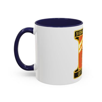 114 Signal Battalion (U.S. Army) Accent Coffee Mug