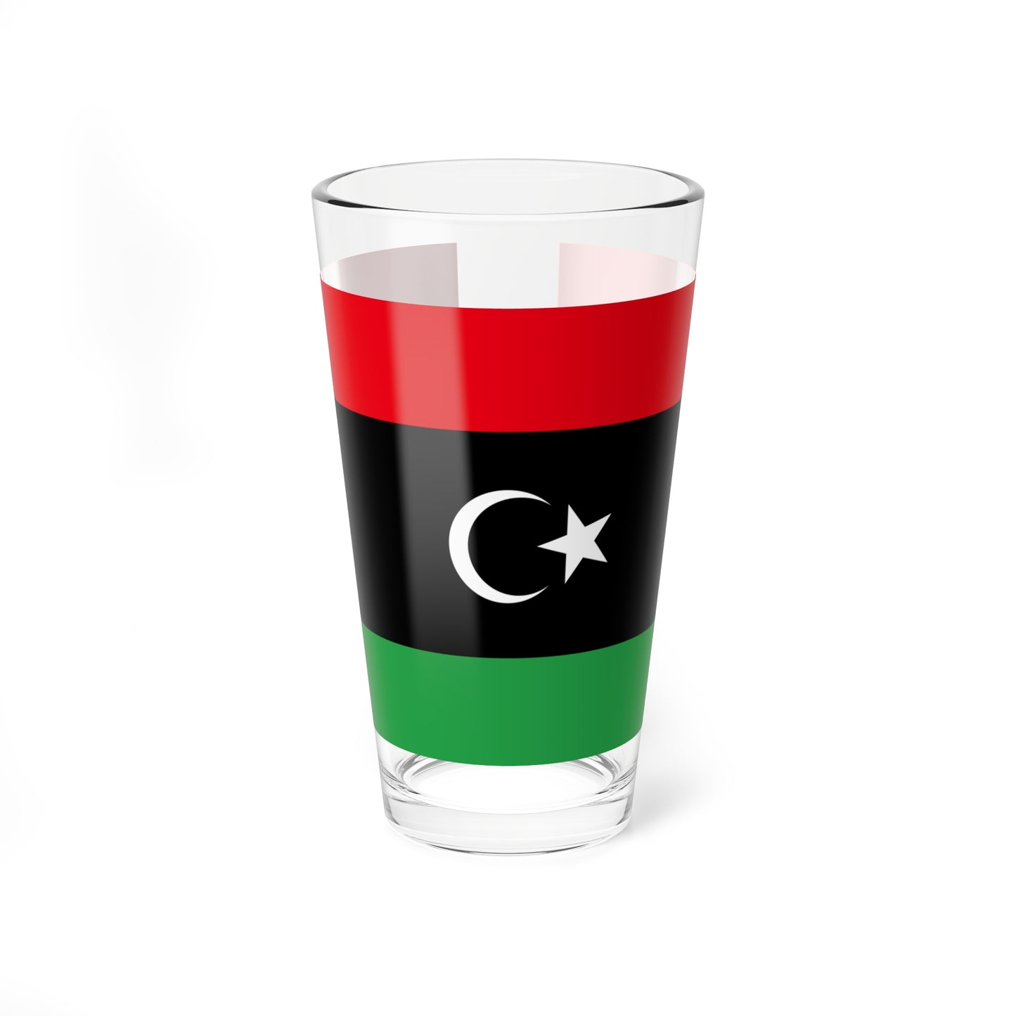 Flag of Libya (Libya) Pint Glass 16oz