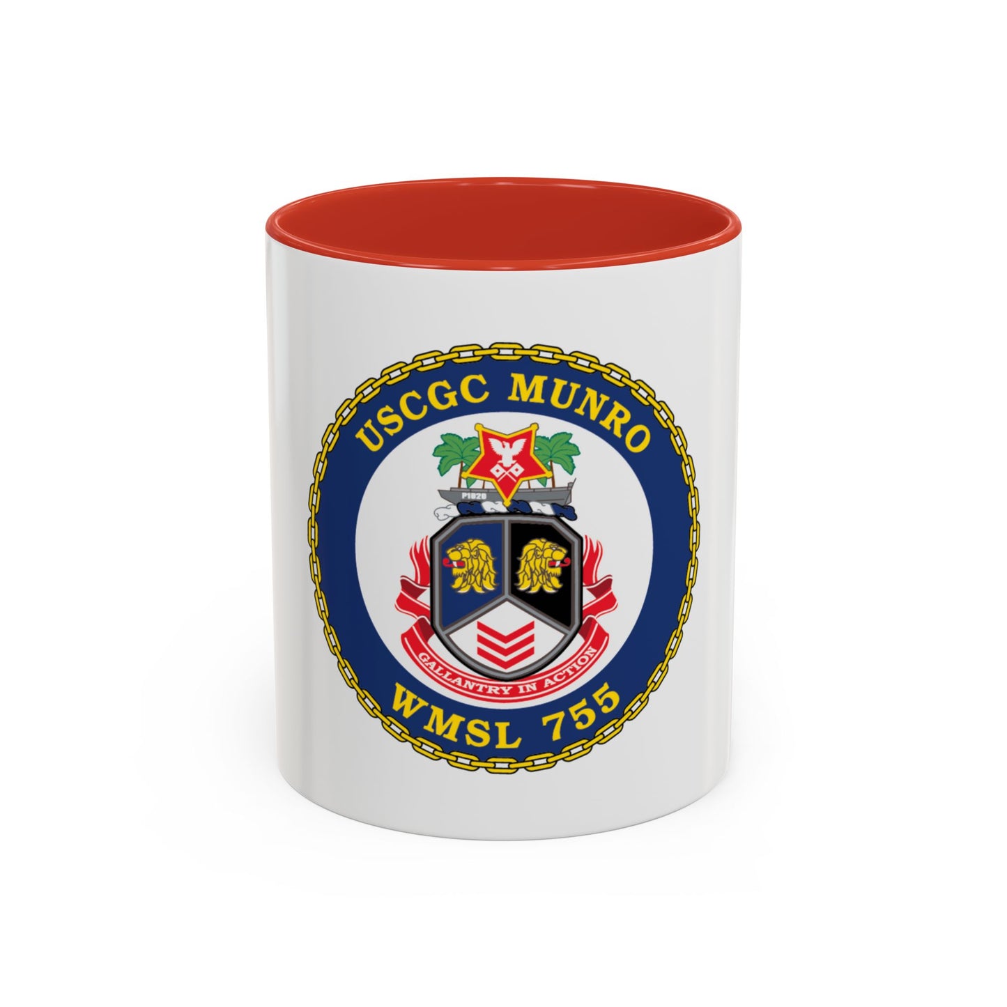 USCGC Munro WMSL   755 (U.S. Coast Guard) Accent Coffee Mug
