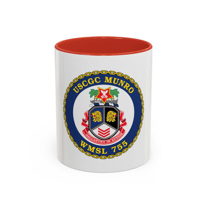 USCGC Munro WMSL   755 (U.S. Coast Guard) Accent Coffee Mug