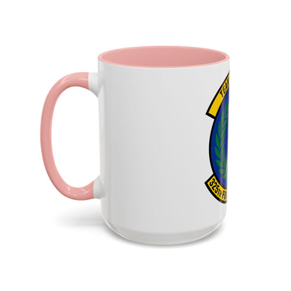 325 Force Support Squadron AETC (U.S. Air Force) Accent Coffee Mug
