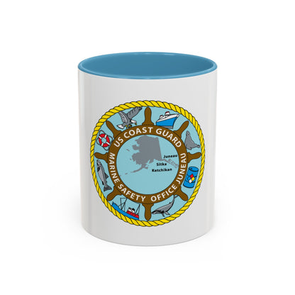USCG Marine Safety Office Juneau (U.S. Coast Guard) Accent Coffee Mug
