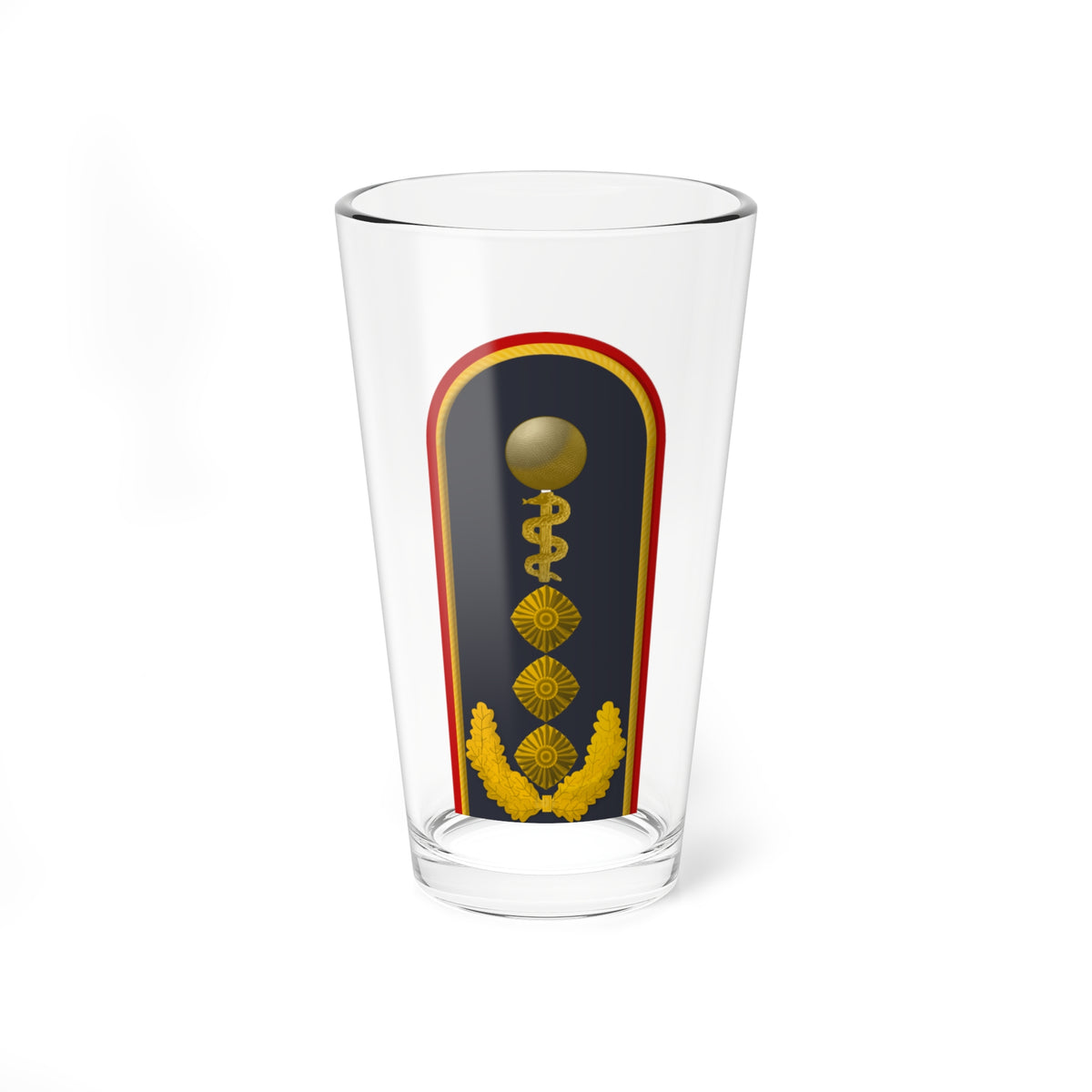 LD B 63b Generaloberstabsarzt HM L (Military Rank) Pint Glass 16oz