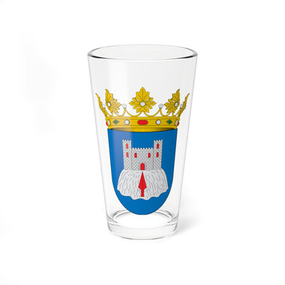Escudo de Berrueco (Spain) (Coat of Arms) Pint Glass 16oz