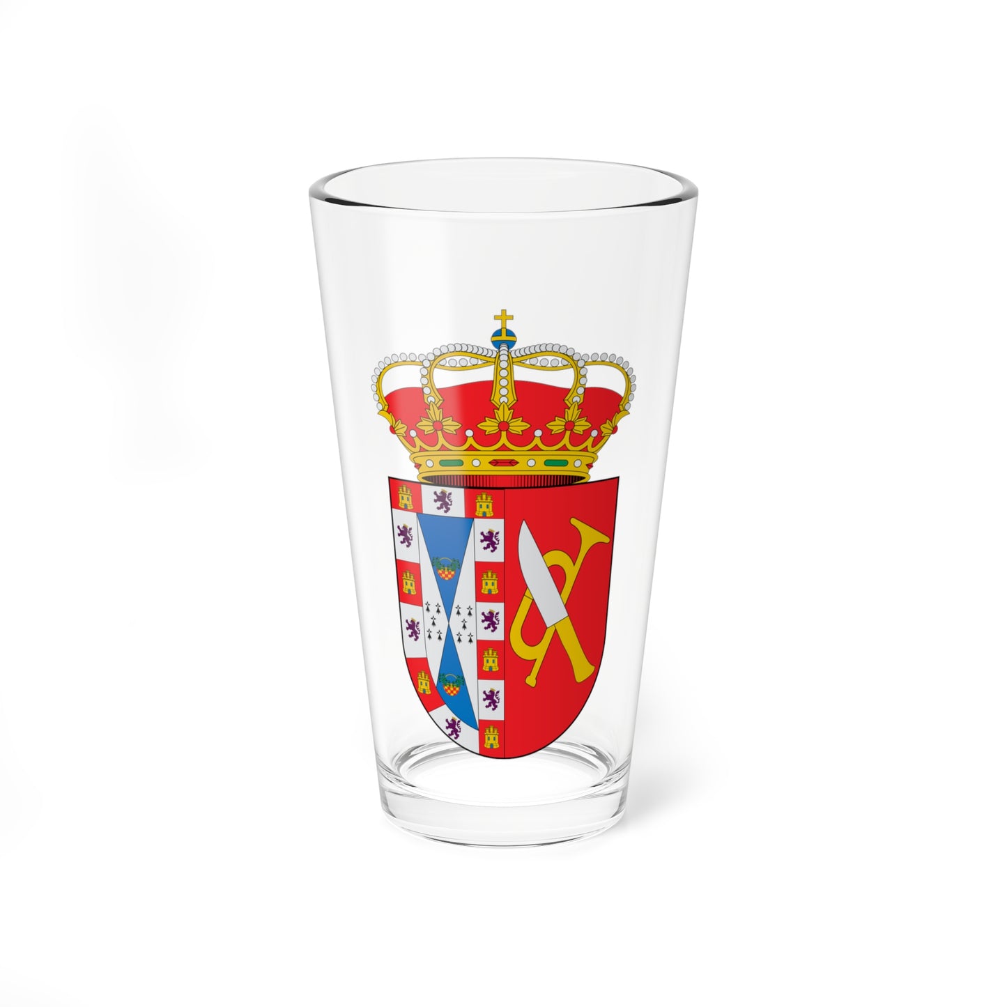 Escudo de Beas (Spain) (Coat of Arms) Pint Glass 16oz