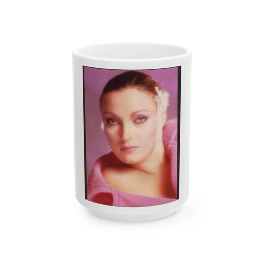 Jane Seymour #36 (Vintage Female Icon) White Coffee Mug-15oz-Go Mug Yourself