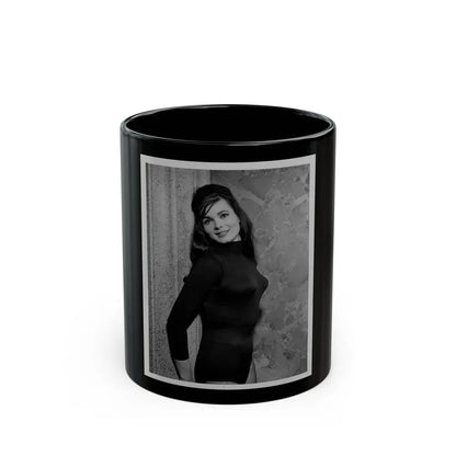 Gila Golan #115 (Vintage Female Icon) Black Coffee Mug-11oz-Go Mug Yourself