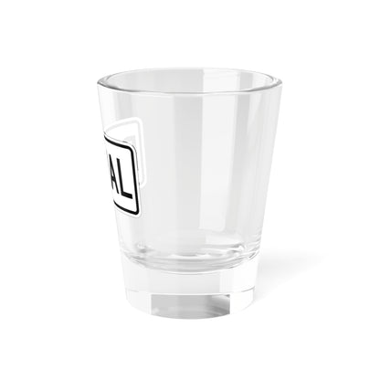 Spur plate es (Puerto Rico) (Road Sign) Shot Glass 1.5oz