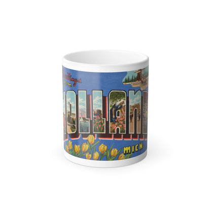 Greetings from Holland Mich (Greeting Postcards) Color Changing Mug 11oz