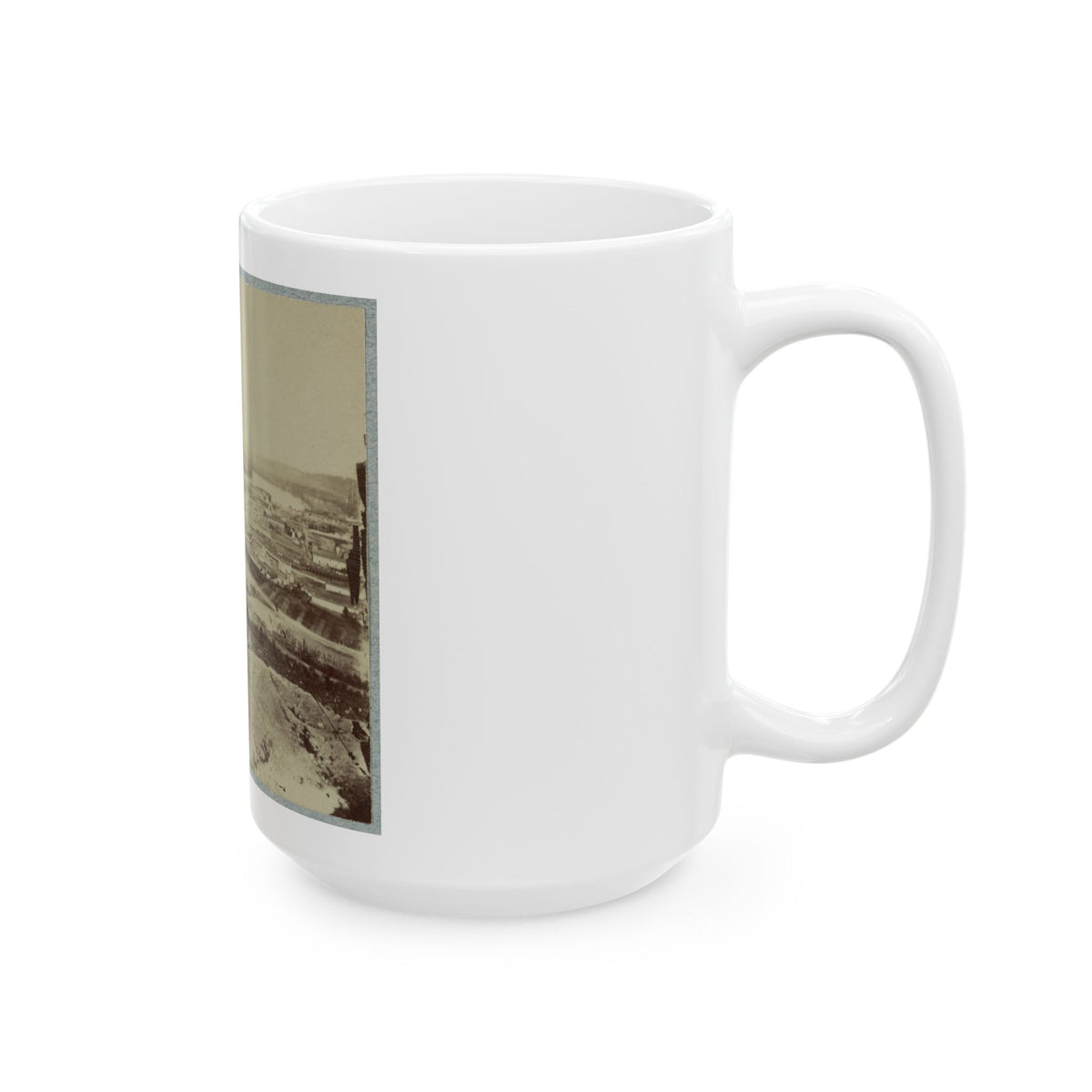 Army Bridge, Chattanooga, 1864(2) (U.S. Civil War) White Coffee Mug