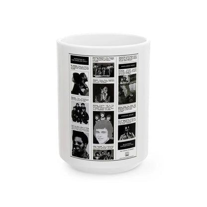 Tamla Motown 1974 (Music Poster) White Coffee Mug-15oz-Go Mug Yourself