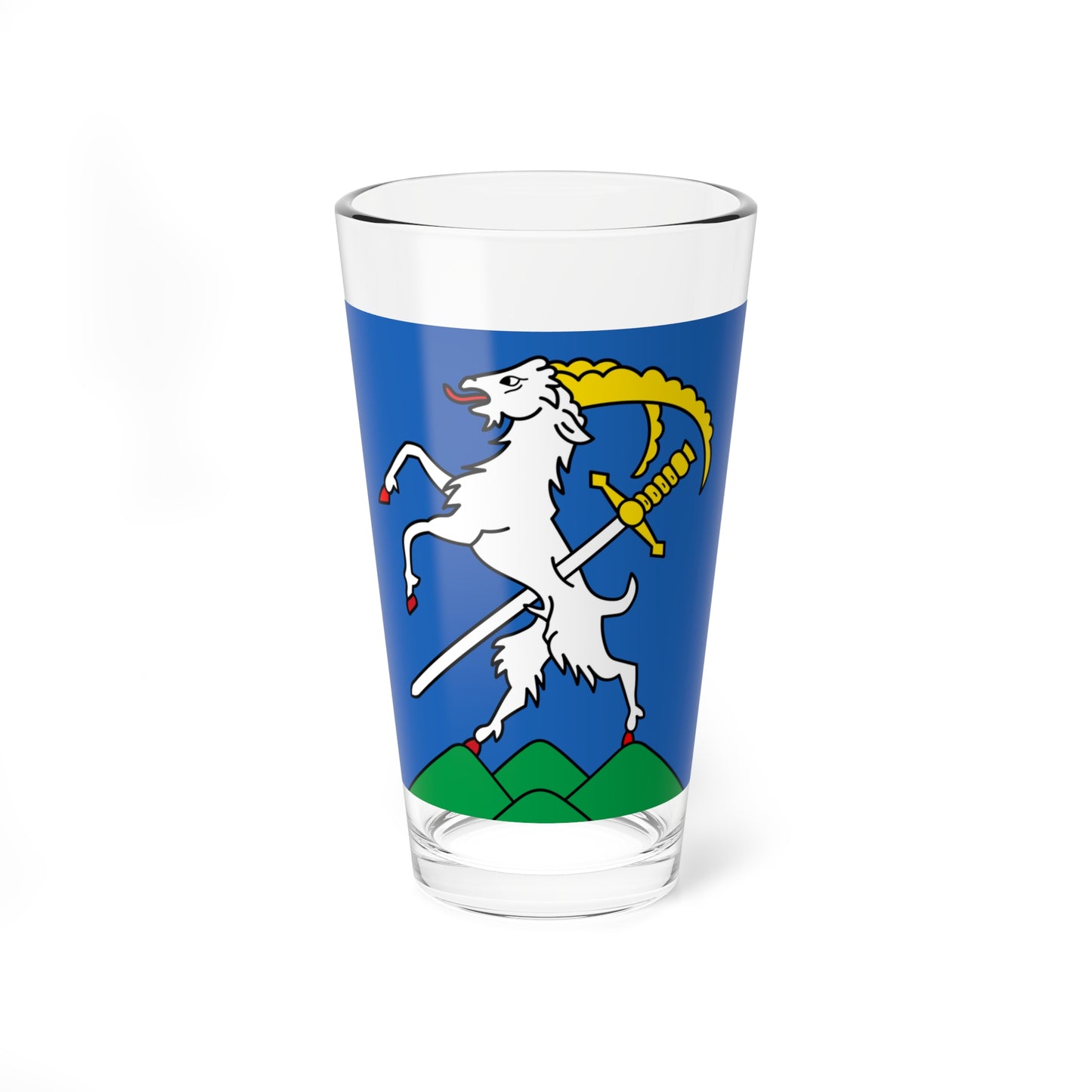 CHE Entremont Flag (Switzerland) Pint Glass 16oz