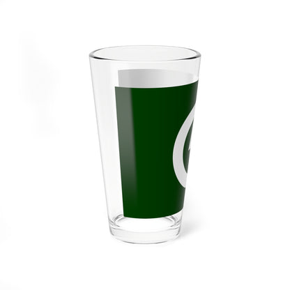 Flag of Hiezu Tottori (Japan) Pint Glass 16oz