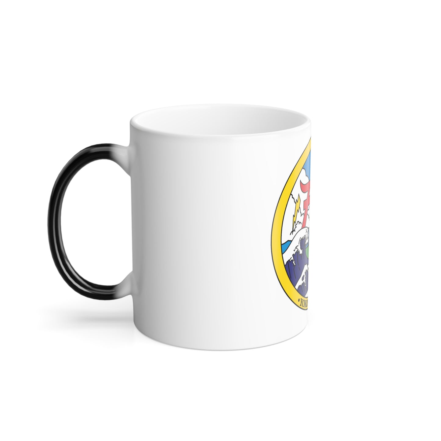 Yokosuka Japan NAVPACMETOFAC (U.S. Navy) Color Changing Mug 11oz