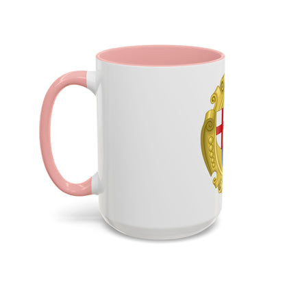 Coat of Arms of the Commonwealth of England, Scotland and Ireland - Accent Coffee Mug