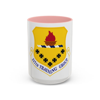 517 Training Group AETC (U.S. Air Force) Accent Coffee Mug