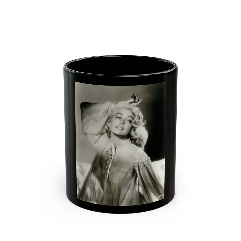 Dorothy Malone #165 (Vintage Female Icon) Black Coffee Mug-11oz-Go Mug Yourself