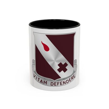 327 Medical Battalion (U.S. Army) Accent Coffee Mug