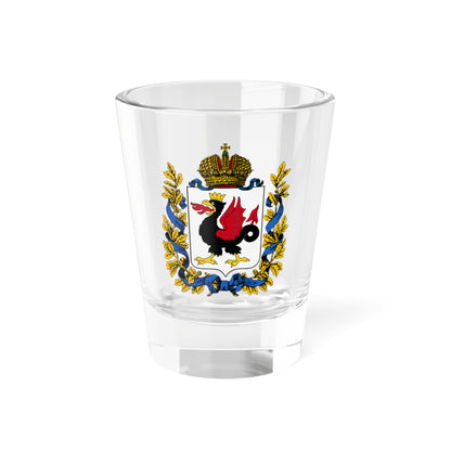 Coat of arms of Kazan Governorate 1856 (Russia) (Coat of Arms) Shot Glass 1.5oz