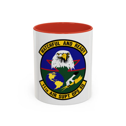 11 Air Support Operations Squadron ACC (U.S. Air Force) Accent Coffee Mug