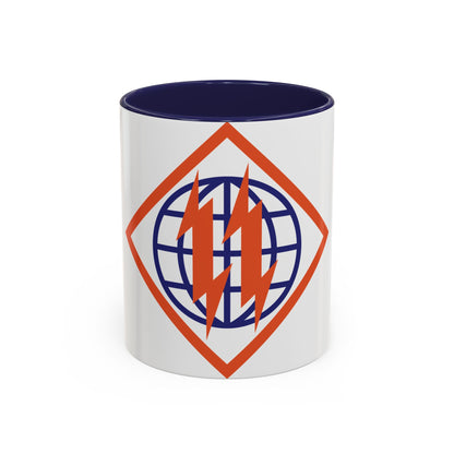 2d Signal Brigade (U.S. Army) Accent Coffee Mug