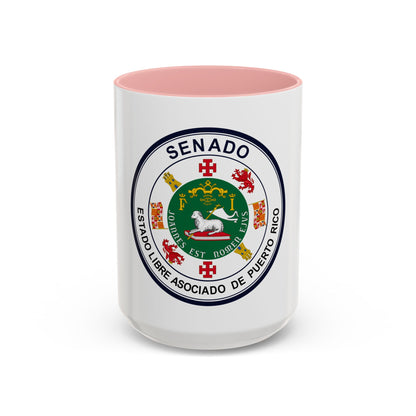 Seal of Puerto Rico Senate - Accent Coffee Mug