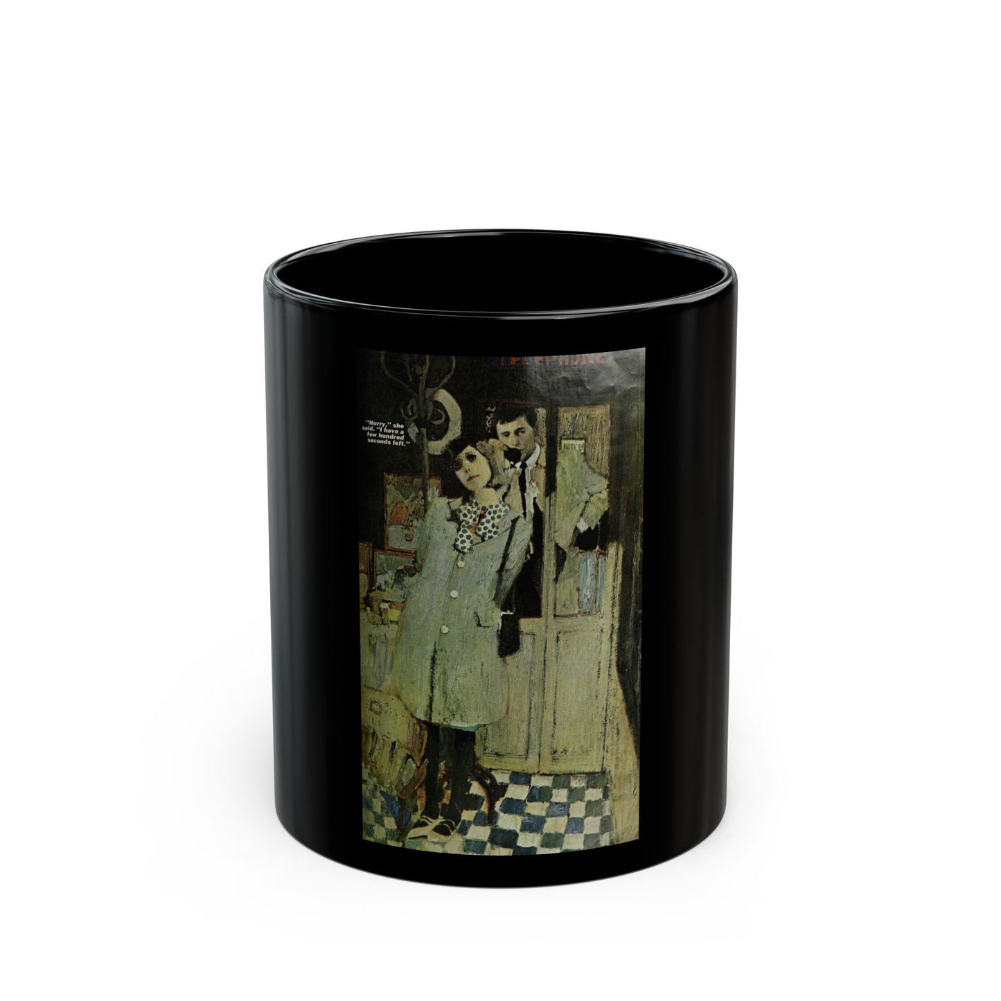 Bird in the Hand, Ladies' Home Journal, March 1967 - Black Coffee Mug-11oz-Go Mug Yourself