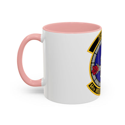 64 Intelligence Squadron AFRC (U.S. Air Force) Accent Coffee Mug