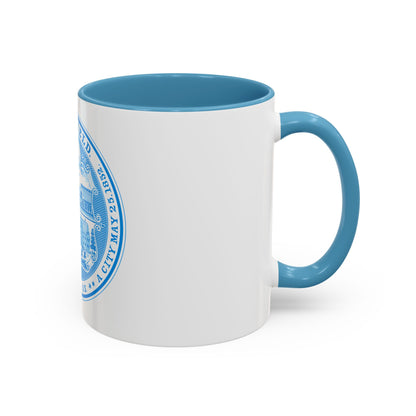 Seal of Springfield Massachusetts - Accent Coffee Mug