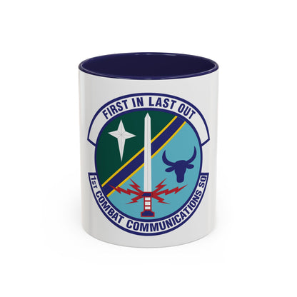 1st Combat Communications Squadron (U.S. Air Force) Accent Coffee Mug