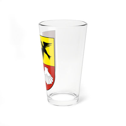 Feusisberg-blazon (Switzerland) (Coat of Arms) Pint Glass 16oz