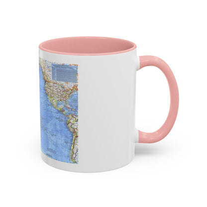 Pacific Ocean (1969) (Map) Accent Coffee Mug