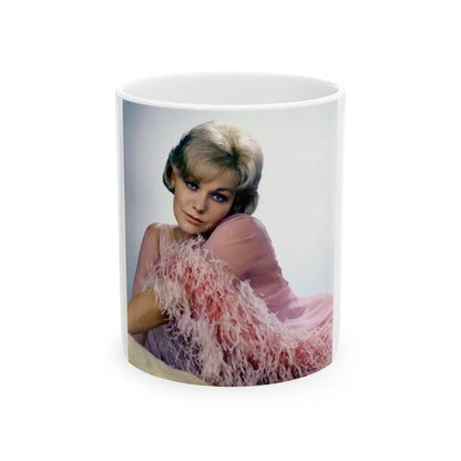 Kim Novak #248 (Vintage Female Icon) White Coffee Mug-11oz-Go Mug Yourself