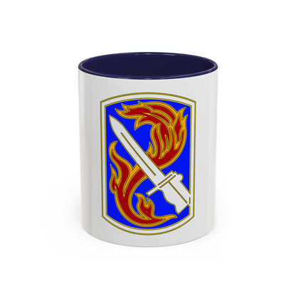198TH INFANTRY BRIGADE (U.S. Army) Accent Coffee Mug