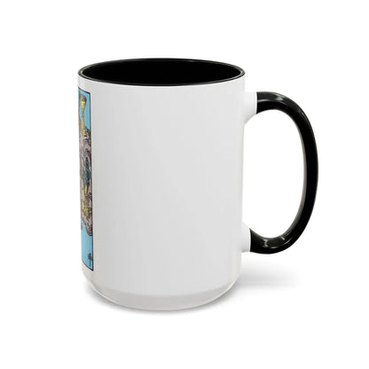 The 7 of Cups (Tarot Card) Accent Coffee Mug-Go Mug Yourself