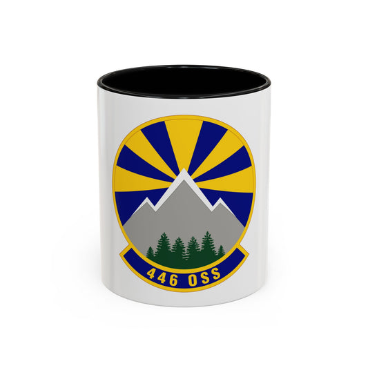 446 Operations Support Squadron (U.S. Air Force) Accent Coffee Mug