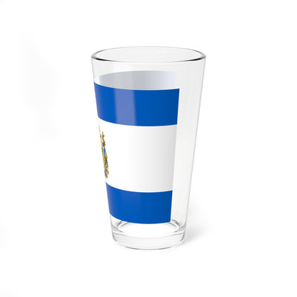 Flag of Russian Kherson Oblast (Ukraine) Pint Glass 16oz