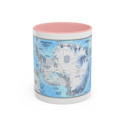 Antarctica (1987) (Map) Accent Coffee Mug