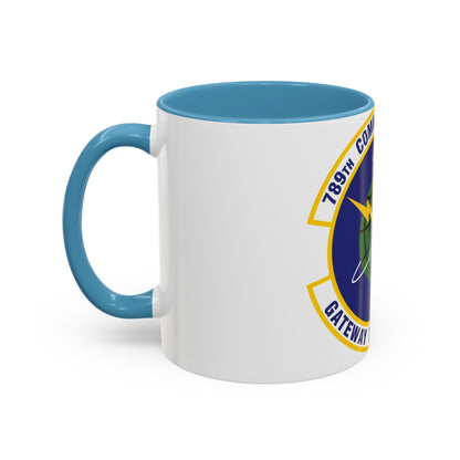 789th Communications Squadron (U.S. Air Force) Accent Coffee Mug